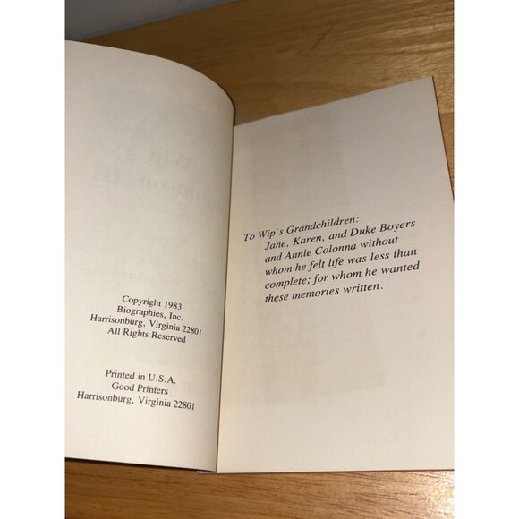 WIP Robinson III: A Biography By Nancy Bondurant Jones Paperback Book 1983 - Picture 4 of 7